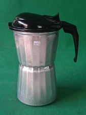 VECCHIA GRANDE CAFFETTIERA FRANCESE SEB VINTAGE IN ALLUMINIO COMPLETA. DB91