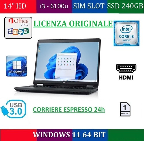 Notebook dell e5470 - 14",