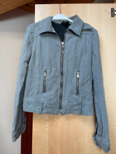 Giubbotto di jeans Diesel donna M grigio chiaro cotone Pre Owned