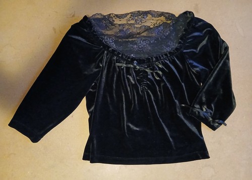 Maglia corta donna velluto - corta,