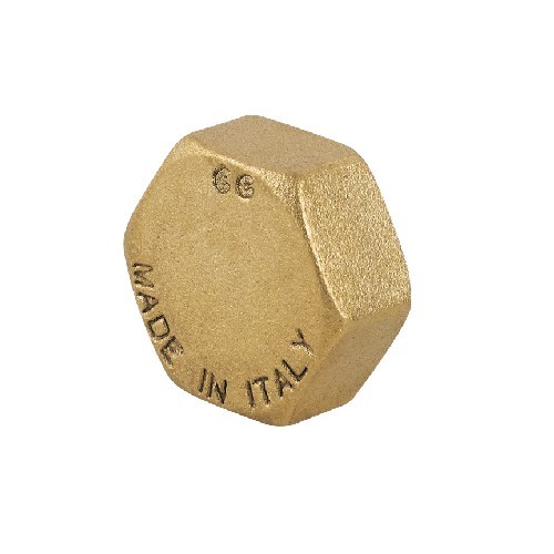 Tappo femmina ottone giallo - in,