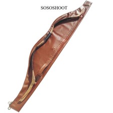 Borsa Tradizionale Arco Lungo - 60" Portatile Universale Custodia Ricurva Borsa Pelle