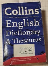 COLLINS ENGLISH DICTIONARY & THESAURUS