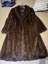 Cappotto pelliccia di visone seminuovo taglia 46-48 colore marrone