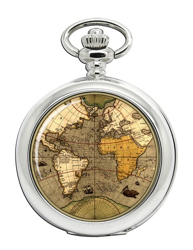 Antico mappamondo orologio - antico,