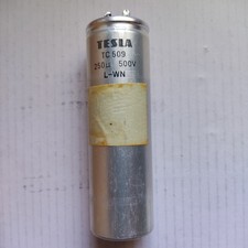 Condensatore Tesla vintage 250 µ 500V Klimo Kent