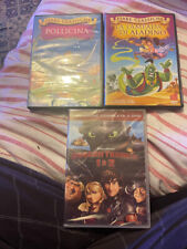 LOTTO DVD DRAGON TRAINER 1 E 2 /POLLICINA/LA LAMPADA DI ALADINO