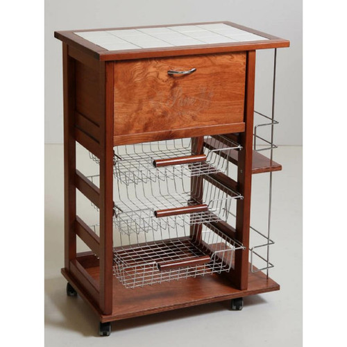 Carrello portafrutta portapane