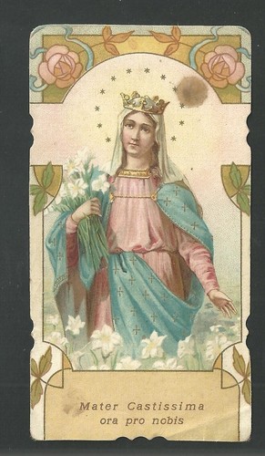 Antico santino madonna - de,