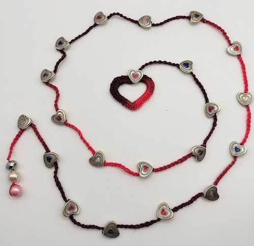 Lariat collana regolabile - collana, con