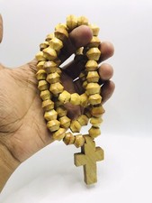 Rosario Preghiera Mekuteria Monaci Ortodossi Etiopi Perline con Croce Legno di Olivia