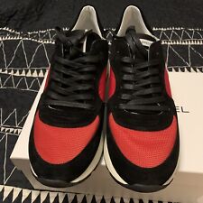 Sneakers patchwork in pelle