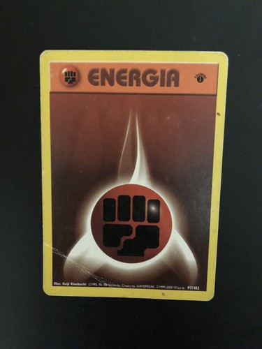 Carta pokemon energia - carta,