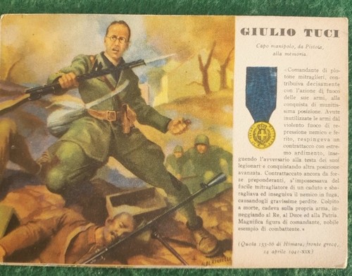 Cartolina medaglia oro valore - cartolina,
