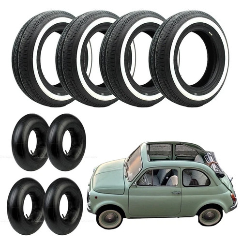 Set pneumatici camere 125 - pneumatici, +4