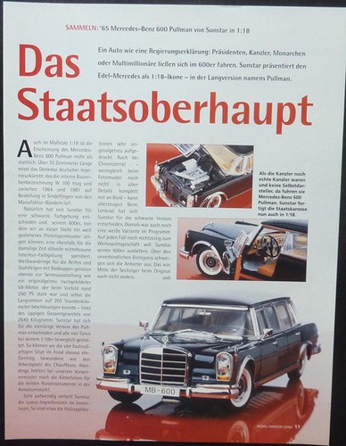 Mercedes benz 600 - pullman, in