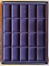 Porta medaglie - espositore collezionismo con coperchio trasparente in vetro