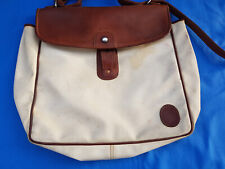 borsa con tracolla TRUSSARDI vintage anni 70 80 ?  avorio marrone da pulire