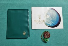 Rolex 70/80 Rare kit 3 Pz Ihre Rolex Oyster 579.05 wallet 100.00.41 Red Seal Tag