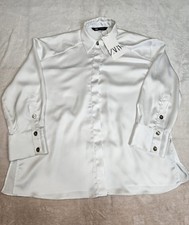 Blusa donna Zara media raso