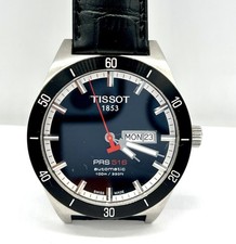 Montre Tissot PRS 516 mouvement automatique, boîtier en acier et cadran noir, b