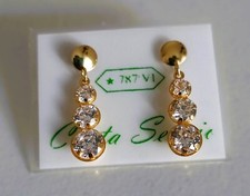 ORECCHINI PENDENTI ORO GIALLO