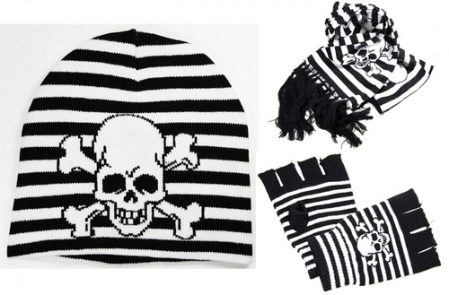 Set invernale skull - set, 3