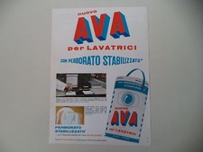 advertising Pubblicità 1967 DETERSIVO AVA MIRALANZA MIRA LANZA
