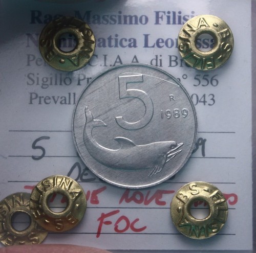 Italia repubblica 5 lire - nl*,