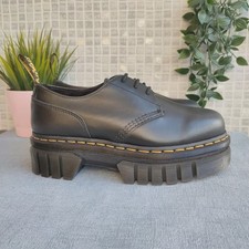 Scarpe Dr Martens Audrick Nappa Lux in pelle con plateau. UK taglia 6