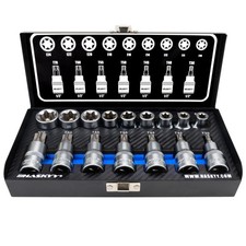 Set da 16 punte Torx per dadi
