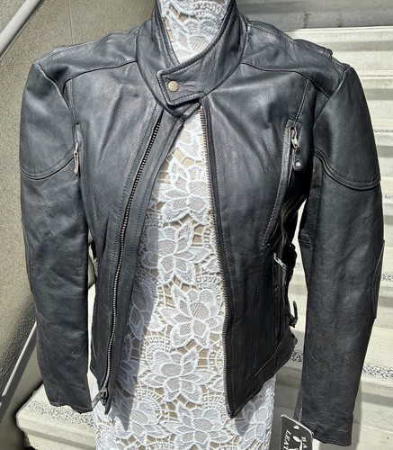 Giacca moto vintage barney - giacca,