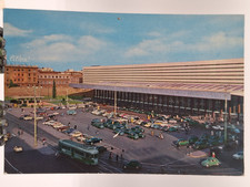 ? cartolina d'epoca roma stazione termini primi anni, raro foto
