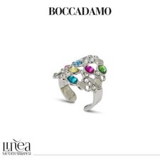 Anello Boccadamo rodiato con