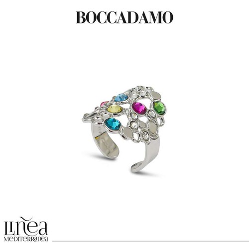 Anello boccadamo rodiato con - anello,