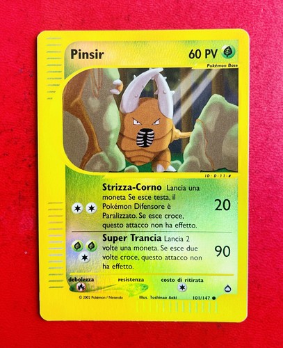 Lotto carte pokemon pinsir - carte,