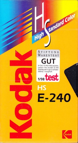 Kodak 240 cassetta - kodak, e-240