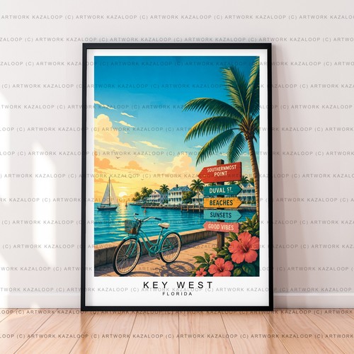 Key west illustrazione senza - west,