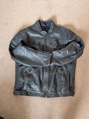 Giacca pelle moto ixon - giacca,