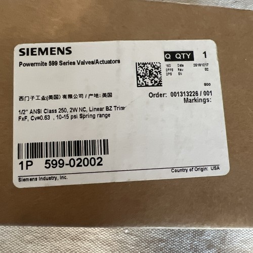 Nuova siemens 599 02002 - 599-02002, /