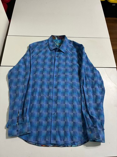 Camicia robert graham blu - camicia, xl