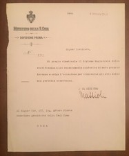 Letter signed by Alessandro