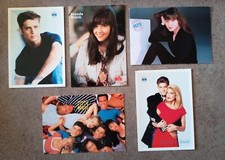 Lotto 5 Cartoline Beverly Hills - 90210 Donna David Brenda Vintage Postcard