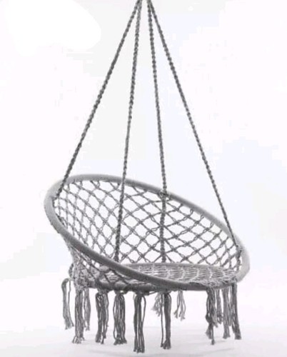 Sedia sospesa dondolo beige - sedia, a
