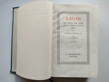 D'ANNUNZIO, LAUDI, EDIZIONE