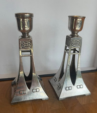 Coppia di candelabri Art