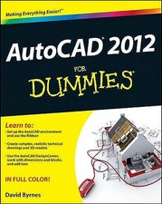 AutoCAD 2012 For Dummies by Byrnes, David Paperback Book The Cheap Fast Free