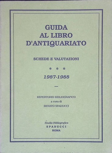 Guida libro antiquariato - guida, al