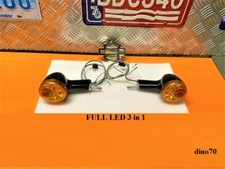 Harley Davidson frecce posteriori nere Full LED 3 in 1 Sportster 883 1200 ecc