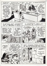 ANTONIO SCIOTTI - TAVOLA ORIGINALE per L'UOMO MASCHERATO - PHANTOM